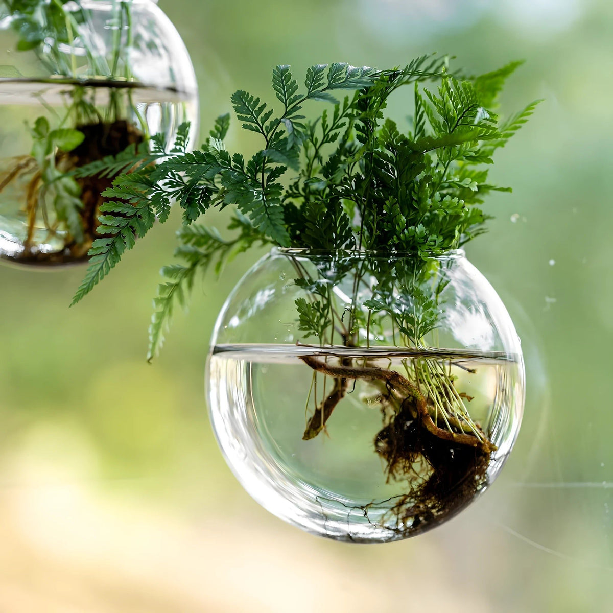 Hanging Glass Propagation Vase for Plant Cuttings