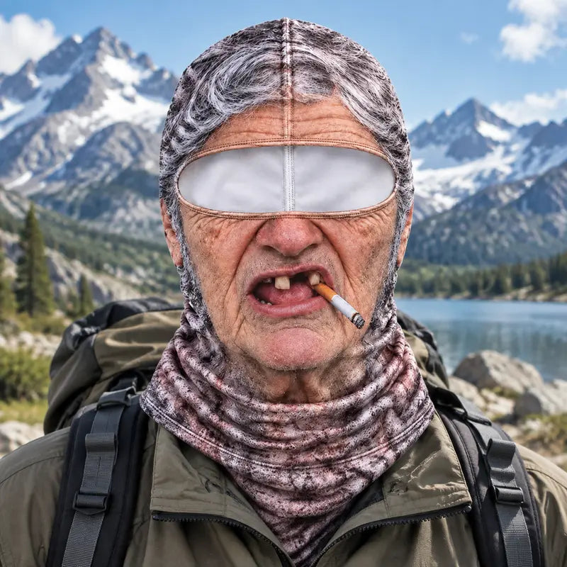 Custom Funny Face Ski Mask – Personalized Photo Balaclava for Skiers & Snowboarders