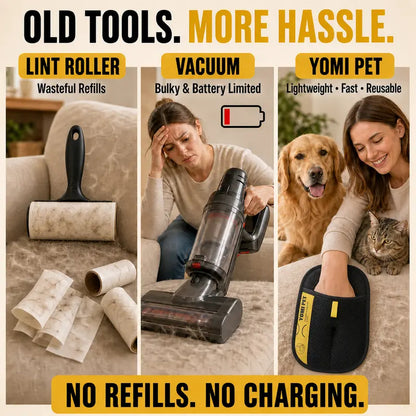 Reusable Pet Hair Remover Glove for Cats & Dogs